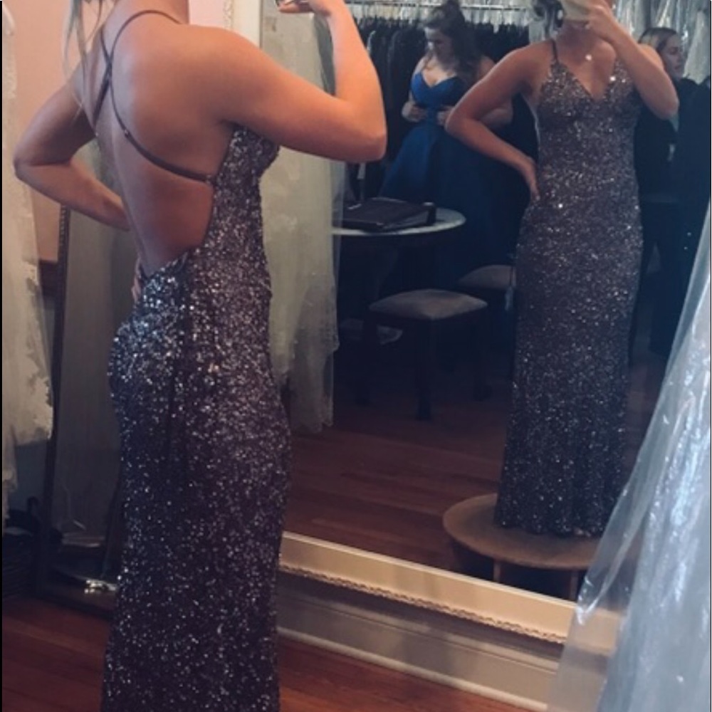 Scala Size 2 Worn Once Amethyst Color Dress - image 5